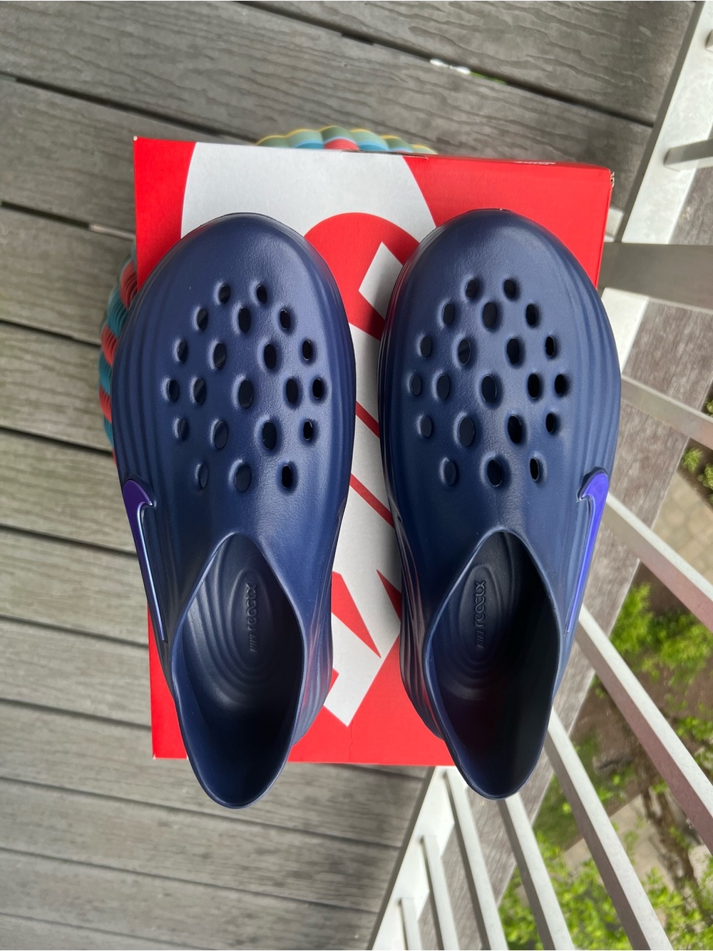 Nike Reactx Rejuven8 Size 9 men’s or Size 10 women’s-Blue Void/Indigo Burst - Picture 4 of 6